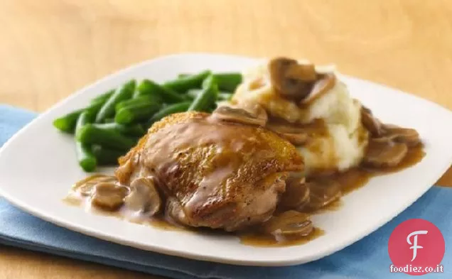 Pollo e funghi