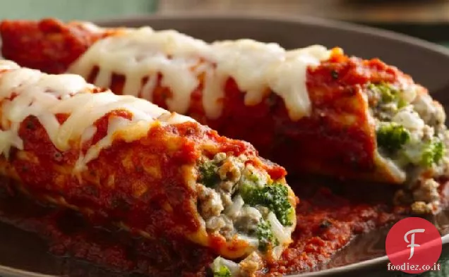 Tacchino e Broccoli Manicotti