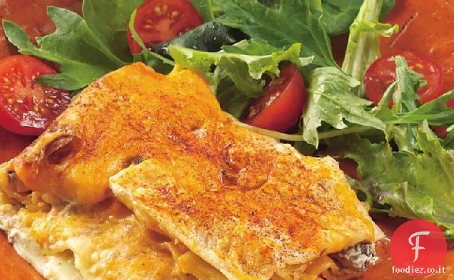 Lasagna cremosa a tre formaggi a cottura lenta