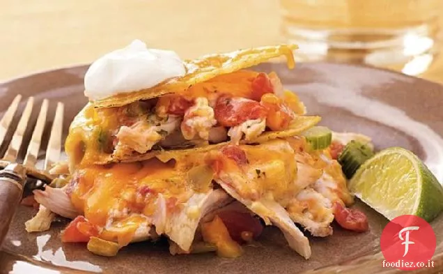 Casseruola di pollo King Ranch