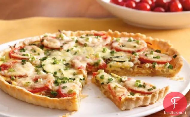 Crostata di pomodoro e cipolla