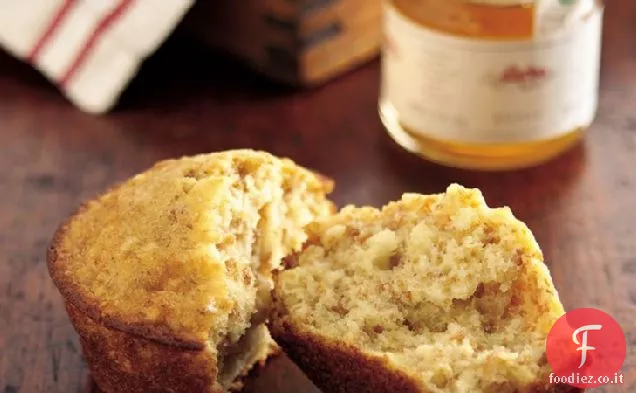 Muffin di crusca di miele