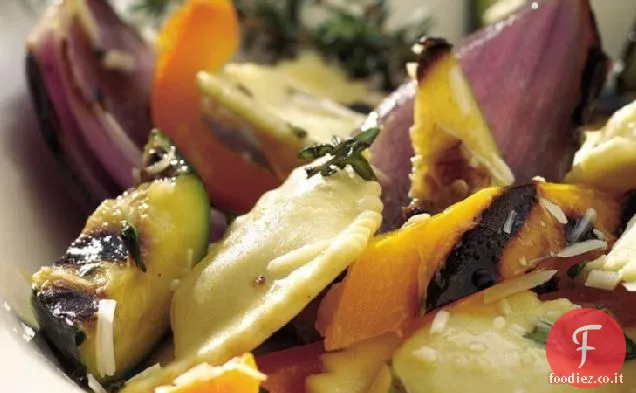 Verdure grigliate e Ravioli