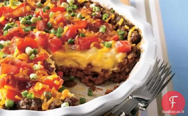 Torta di patate Bacon-Cheeseburger