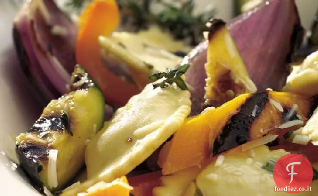 Verdure grigliate e Ravioli