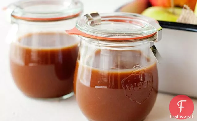 Salsa di mele al caramello