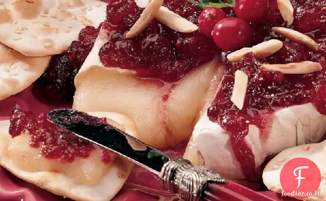 Brie con Chutney di mirtilli rossi