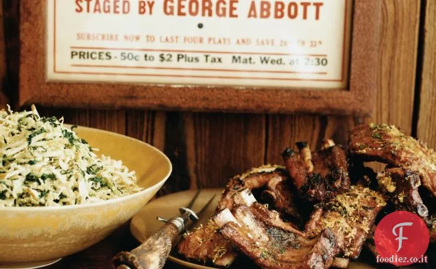 Missouri bambino indietro costole con Mela Slaw