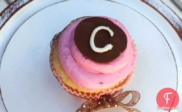 Cupcakes al lampone al cioccolato bianco