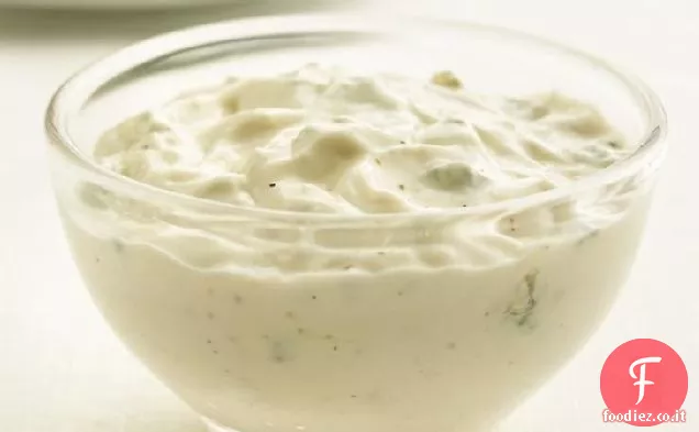 Condimento salutare al formaggio blu