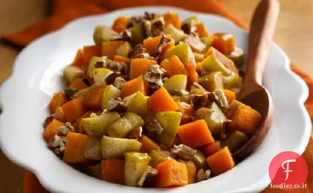 Zucca al forno con mele