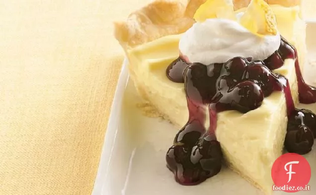 Crema di formaggio al limone-Torta di mirtilli
