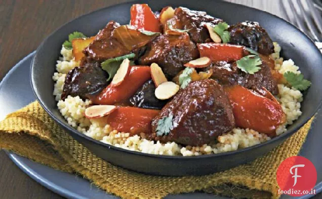 Tagine di agnello speziato a cottura lenta