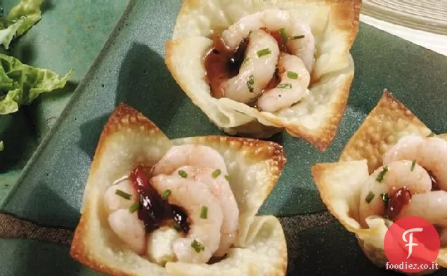 Gamberi croccanti Wontons