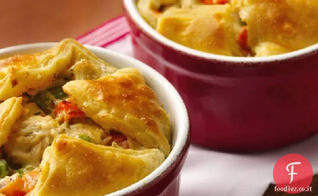 Alfredo Pollo Pot Puff Pies