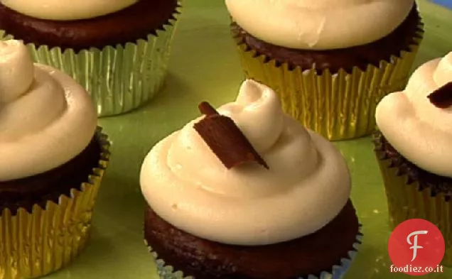 Cupcakes di velluto al cioccolato