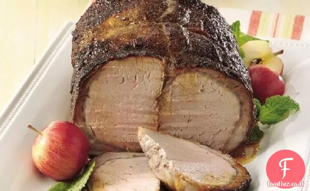 Arrosto di maiale condito alla griglia