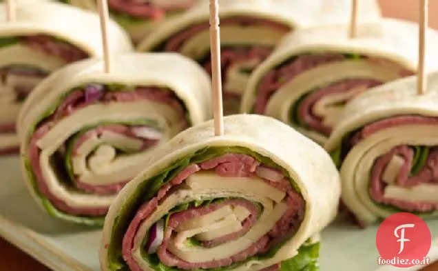 Roast Beef e Tortilla svizzera Roll-Up