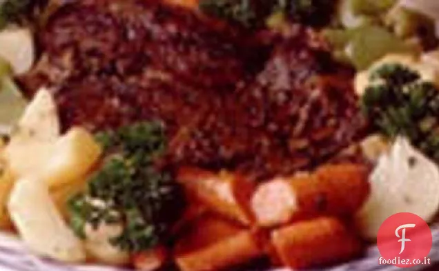 Arrosto alle erbe con verdure