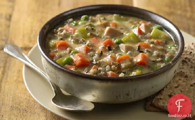 Zuppa di riso selvatico Bosco Nord a cottura lenta