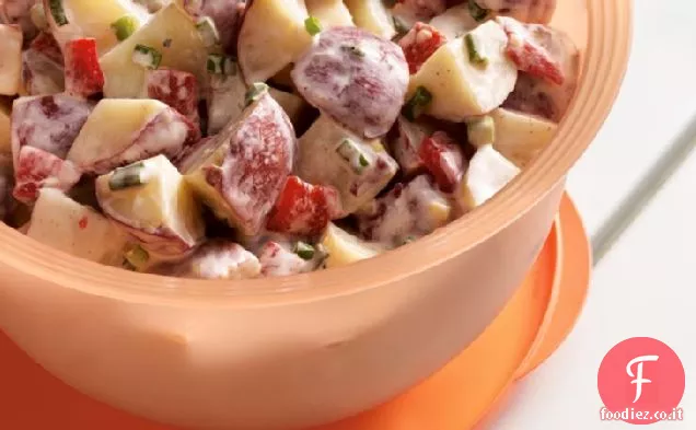 Insalata di patate al pepe rosso arrosto