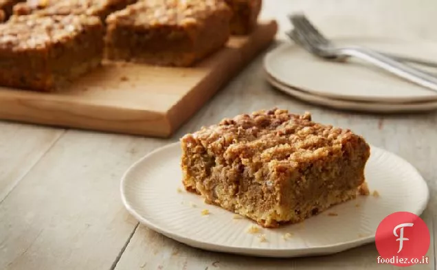 Quadrati di dessert di zucca