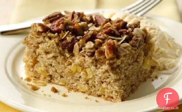 Torta di mele fresche Streusel Pecan