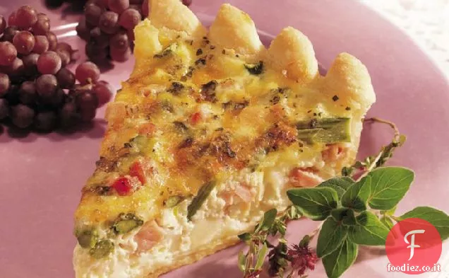 Pancetta canadese e quiche di patate