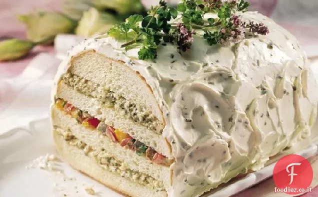 Pesto e Panino con verdure arrosto