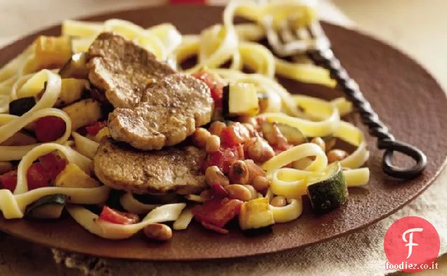 Pasta di maiale Cajun pepata