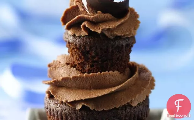 Cupcakes doppio cioccolato fondente-Cocco