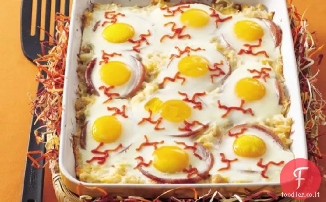 Uova di bulbo oculare al forno
