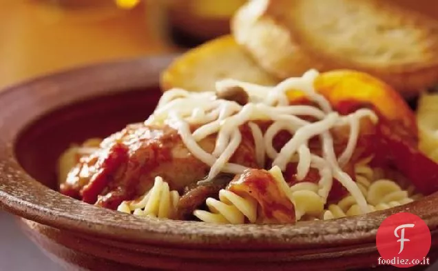 Pollo per pizza a cottura lenta