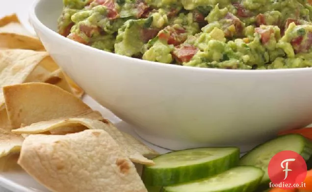 Guacamole all'aglio magro