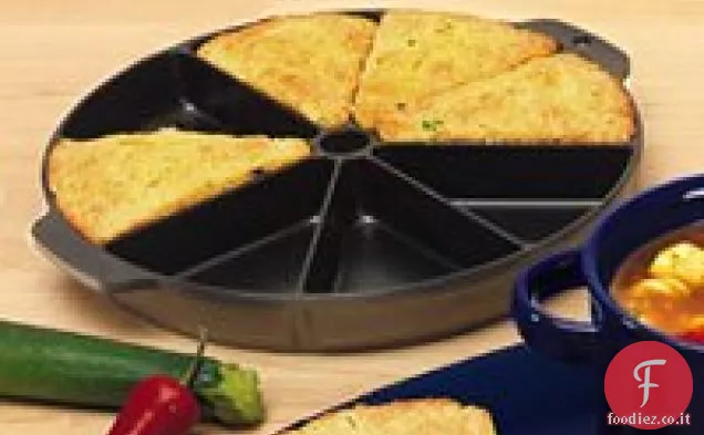 Cunei di pane di mais
