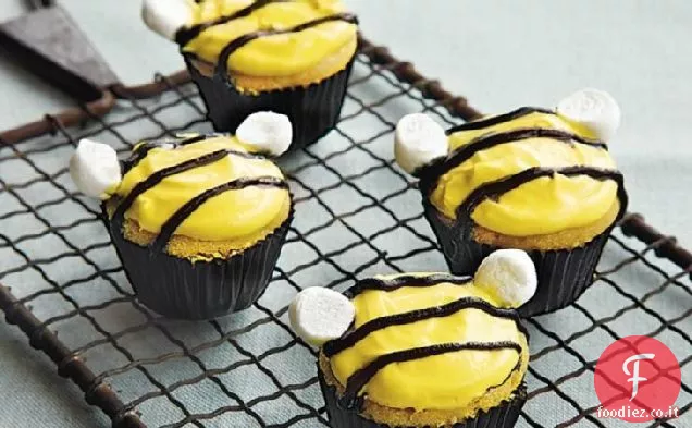 Mini Cupcakes alle api arancioni