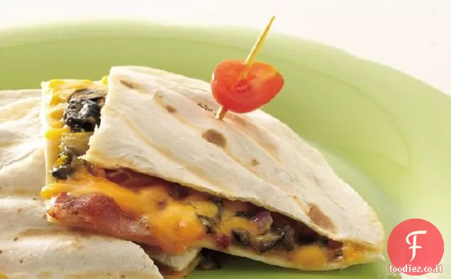 Cile, Formaggio e pancetta Quesadillas