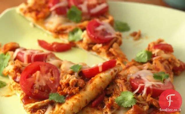 Pizza di pollo alla brace