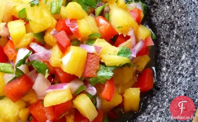 Salsa di ananas veloce e fresca