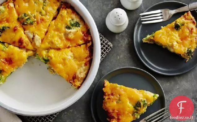 Torta di pollo e broccoli incredibilmente facile