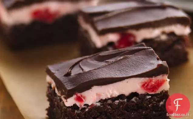 Brownies di mousse di ciliegie decadenti