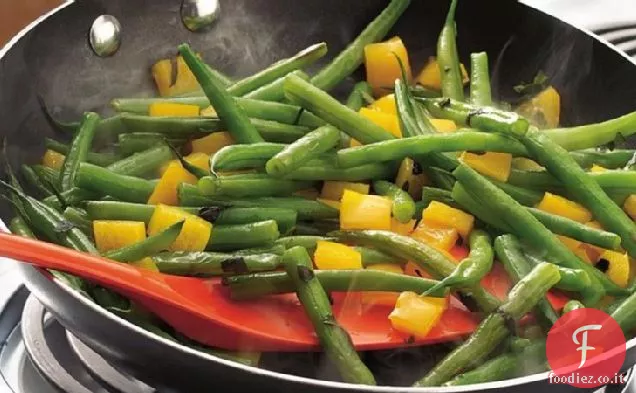 Fagiolini saltati in padella e pepe