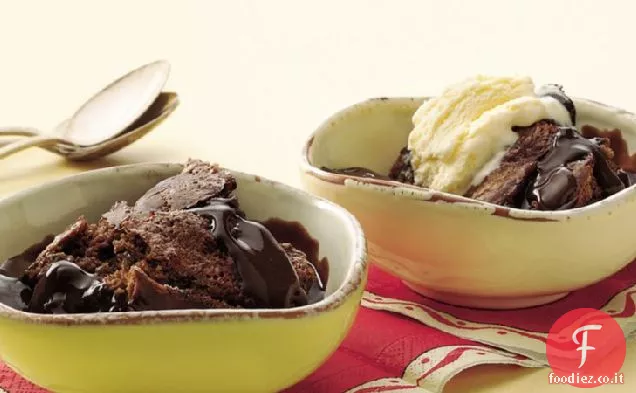 Caldo Fudge torta budino