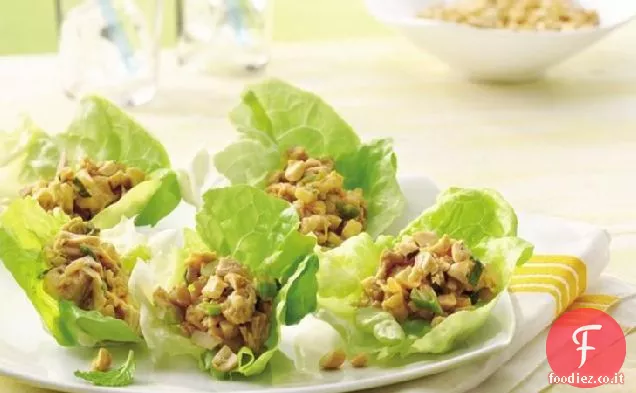 Insalata di pollo asiatica Lattuga Tazze