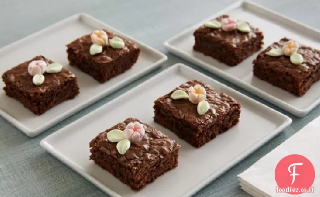 Brownies di fiori di primavera