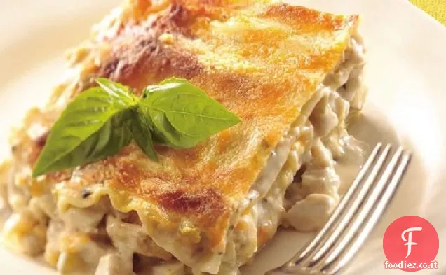 Lasagna di pollo cremosa