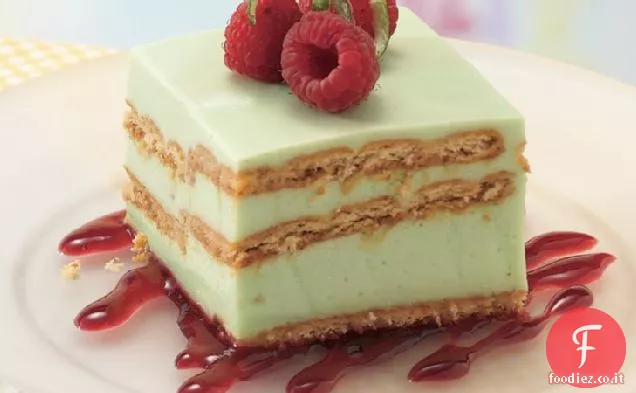 Key Lime Dessert con salsa di lamponi