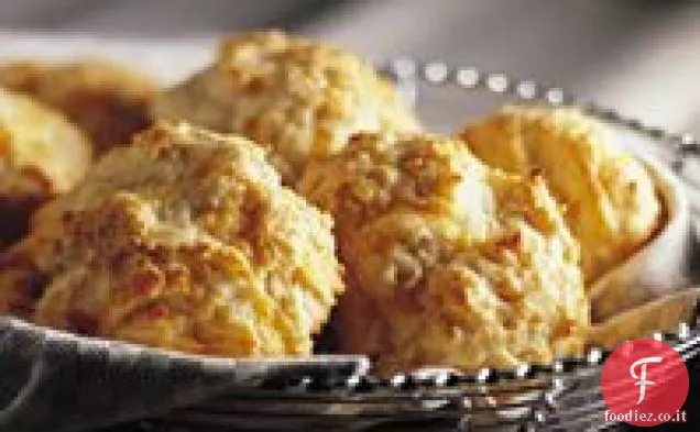 Biscotti al formaggio e aglio (più leggeri )