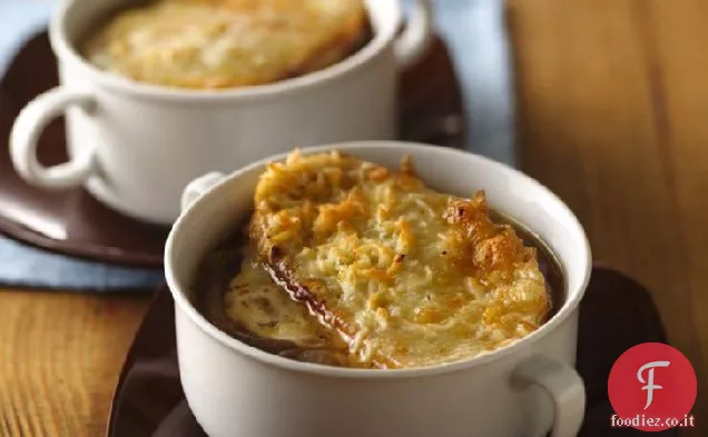 Zuppa di cipolle francese