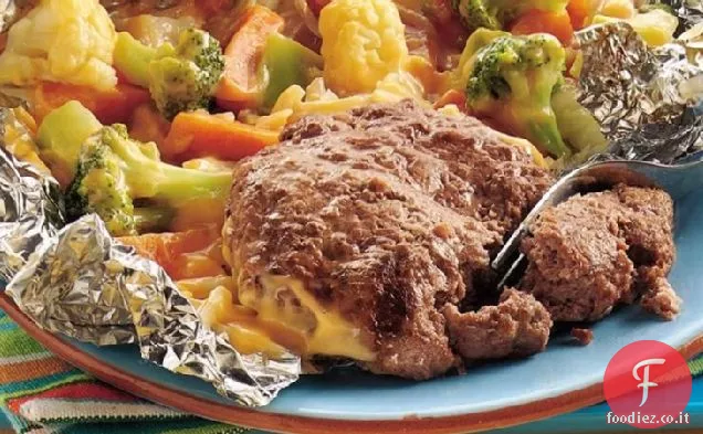 Hamburger alla griglia Veggie Pacchetti